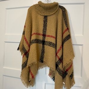 poncho style sweater